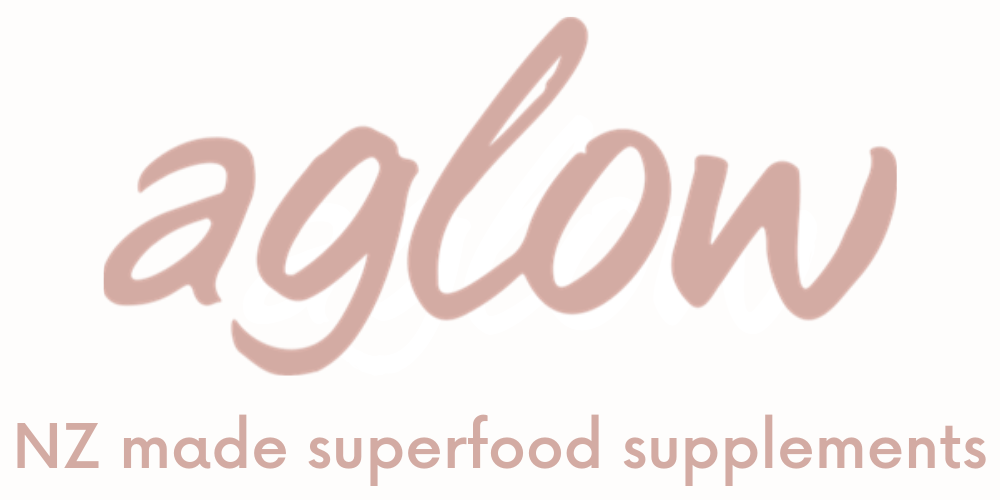 Aglow Pink Logo with white background