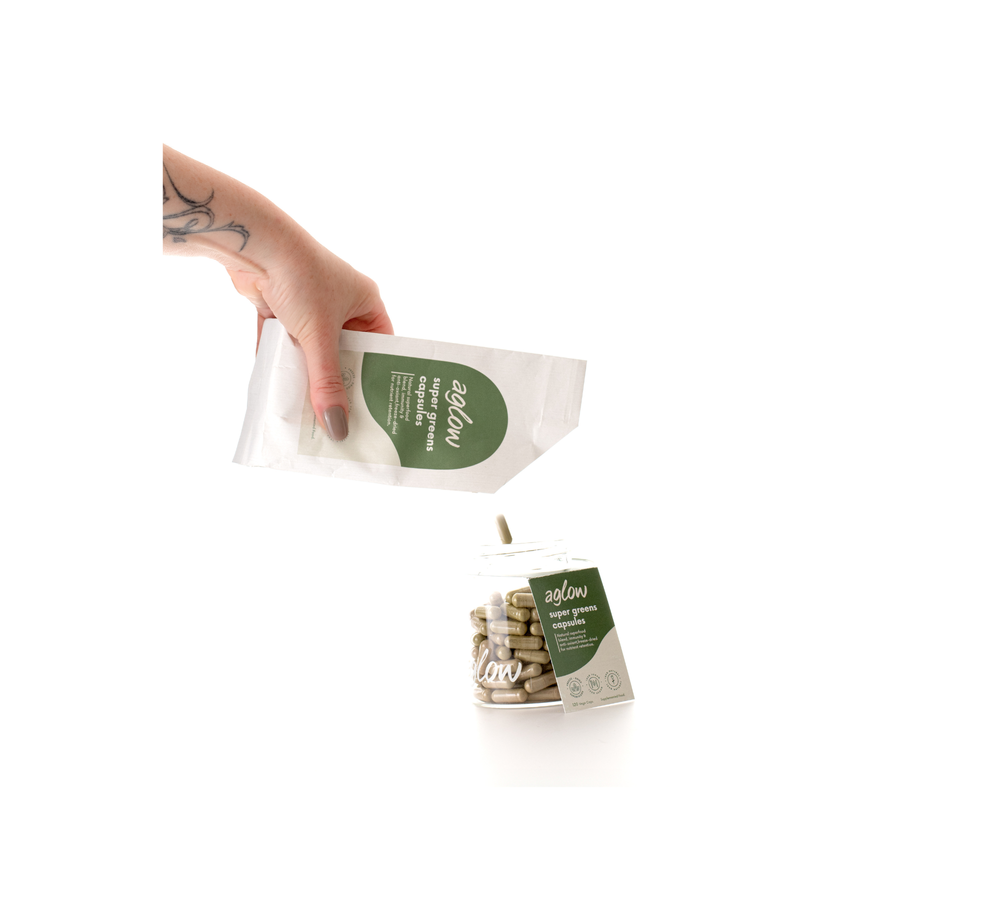 
                  
                    Super Greens Vege Capsules
                  
                