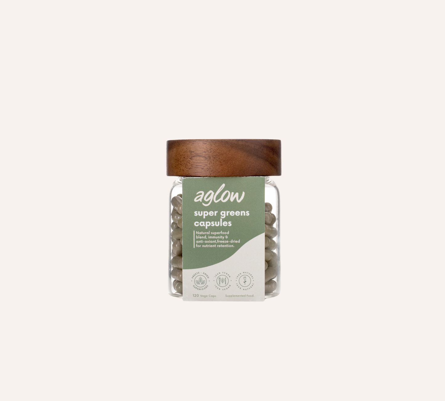 
                  
                    Super Greens Vege Capsules
                  
                
