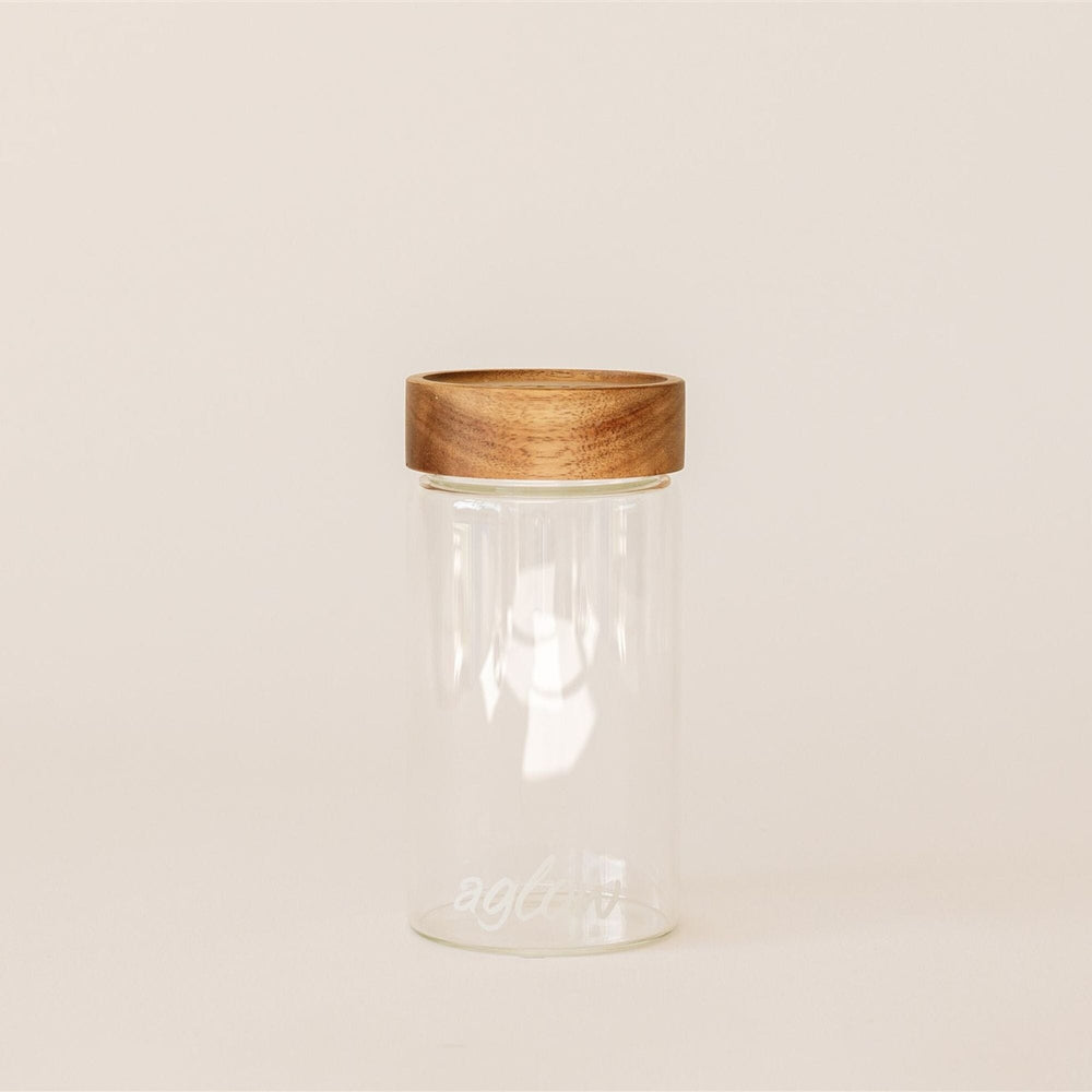 Aglow Glass Jar