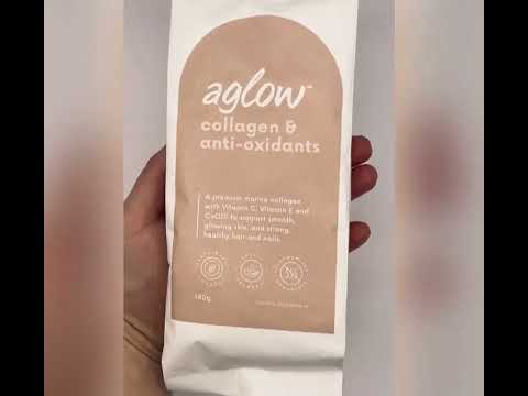 
                  
                    Load and play video in Gallery viewer, Aglow Unflavoured Marine Collagen Refill Home Compostable Pouch
                  
                