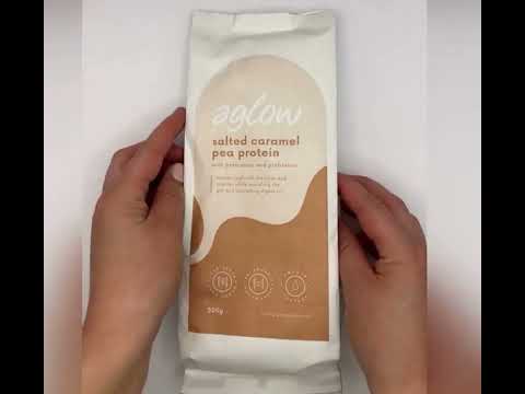 
                  
                    Load and play video in Gallery viewer, Salted Caramel Pea Protein with Prebiotics and Probiotics 
                  
                